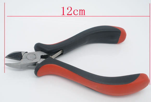 Side Flush Cutters Tool for Jewelry Making and Crafts, nippers, ergonomic handle, spring action pliers,  tol0226