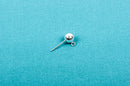 10 Deluxe Sterling Silver earring components ear posts, ear studs, 6mm ball, pms0255