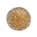 25 RESIN DRUZY Style Pavé CABOCHONS, topaz yellow, 10mm diameter  cab0254