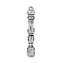 5 SONIC SCREWDRIVER Charm Pendants, silver pewter metal chs1607
