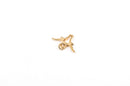 1 gold plated TEXAS LONGHORN Charm  chg0179