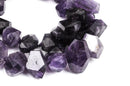 16x12mm PURPLE AMETHYST Nugget Beads, full strand, Natural Gemstones gam0015