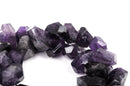 16x12mm PURPLE AMETHYST Nugget Beads, full strand, Natural Gemstones gam0015
