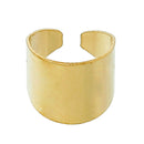 20 Gold Brass EAR CUFF Findings for Jewelry Making, 10mm  fin0357
