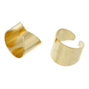 20 Gold Brass EAR CUFF Findings for Jewelry Making, 10mm  fin0357