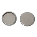 10 stainless steel cabochon bezel setting components, fits 12mm inside bezel fin0369