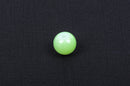 12mm LIME GREEN Round Glass Beads . 30 beads bgl0301