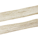 1" wide Flat Hemp Fiber Cord Ribbon loose weave embellishment, 10 meters, about 32 feet,  rib0079