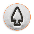 ImpressArt Metal Design Stamp,  6mm ARROWHEAD  tol0255