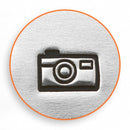 ImpressArt Metal Design Stamp,  6mm CAMERA  tol0259