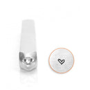 ImpressArt Metal Design Stamp,  3mm WHIMSY HEART  tol0269
