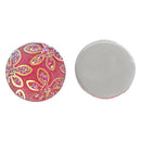 20mm Faux Druzy Cabochons, HOT PINK AB Druzy Cabochons, Round Resin Metallic Frosted,  10 pcs  cab0262