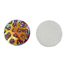 BULK 200 Round Resin Druzy Cabochons, Rainbow AB Metallic Frosted, 12mm  cab0265b