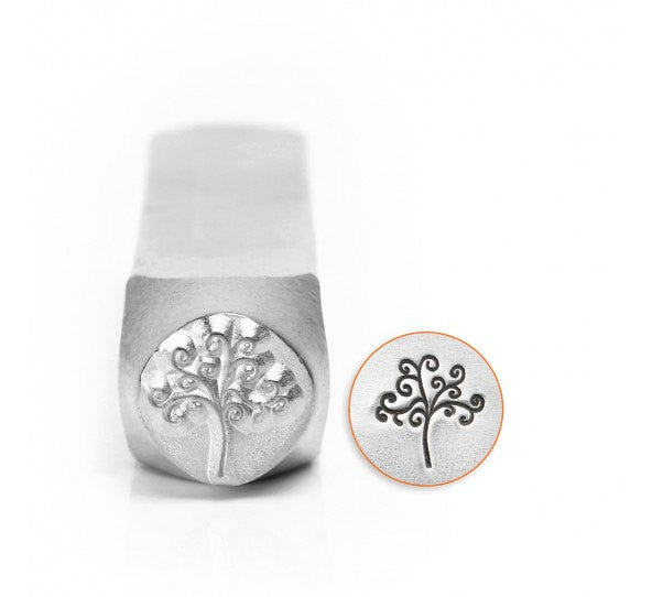 ImpressArt Metal Design Stamp,  6mm TREE OF LIFE   tol0452