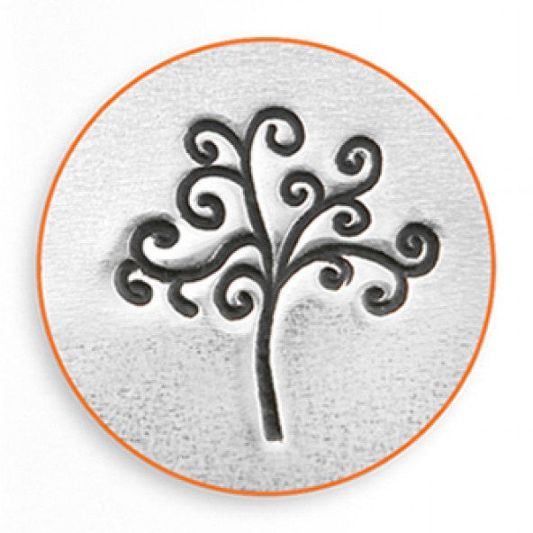 ImpressArt Metal Design Stamp,  Large 9.5mm TREE OF LIFE   tol0282