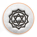 ImpressArt Metal Design Stamp,  6mm HEART CHAKRA tol0283