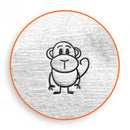 BONGO MONKEY Metal Stamp, ImpressArt Metal Design Stamp,  6mm MONKEY  . tol0029