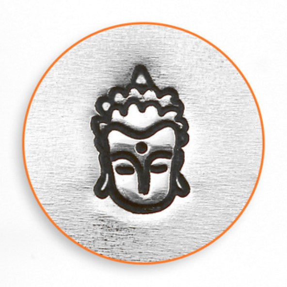 ImpressArt Metal Design Stamp,  6mm BUDDHA HEAD tol0262