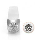 ImpressArt Metal Design Stamp,  6mm HEART CHAKRA tol0283