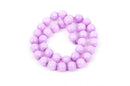 10mm Round Faceted LAVENDER PURPLE JADE Gemstone Beads, full strand gjd0055
