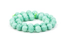 8mm Round Faceted MINT GREEN JADE Gemstone Beads, full strand gjd0068