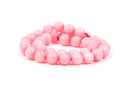 6mm Round Faceted BABY PINK JADE Gemstone Beads, full strand gjd0113