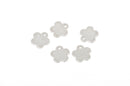 2 pcs FLOWER Pewter Metal Stamping Blanks Charms 3/4" (19mm), 16 gauge msb0226