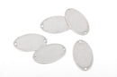 10 OVAL Connector Links Zinc Metal Stamping Blanks Charms, bracelet components, 1-1/8" x 3/4", 16 gauge msb0306