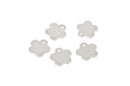 2 pcs FLOWER Pewter Metal Stamping Blanks Charms 3/4" (19mm), 16 gauge msb0226