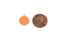 10 pcs CIRCLE TAG Shape COPPER Metal Stamping Blanks Charms 1/2" (12.5mm) 24 gauge  msb0248