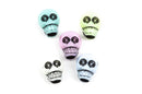 30 Pastel SKULL Bead Charms 14x11mm (1/2") large hole, mixed colors cha0163