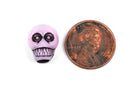 30 Pastel SKULL Bead Charms 14x11mm (1/2") large hole, mixed colors cha0163