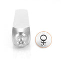 FEMALE SYMBOL 6mm ImpressArt Metal Design Stamp,  tol0300