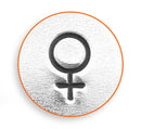 FEMALE SYMBOL 6mm ImpressArt Metal Design Stamp,  tol0300