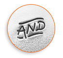 ImpressArt Metal Design Stamp,  6mm Fancy AND Symbol tol0298