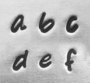 ImpressArt Metal Alphabet Letter Stamping Set,  3mm BASIC LOWERCASE BRIDGETTE Font tol0307