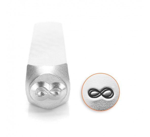 ImpressArt Metal Design Stamp,  6mm Double INFINITY SYMBOL  tol0297