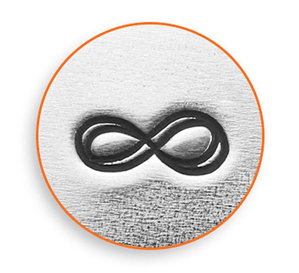 ImpressArt Metal Design Stamp,  6mm Double INFINITY SYMBOL  tol0297