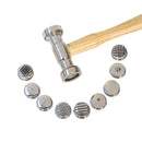 EuroTool Texturing Hammer with 9 Interchangeable Faces, tol0323
