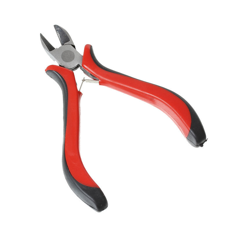 Side Flush Cutters Tool for Jewelry Making and Crafts, nippers, ergonomic handle, spring action pliers, economy grade, tol0330