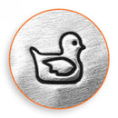 ImpressArt Metal Design Stamp,  6mm RUBBER DUCKY tol0334