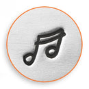 ImpressArt Metal Design Stamp,  6mm MUSIC NOTE tol0336
