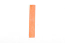 10 Copper Metal Stamping Blanks Charms 1/4" x 1-1/2" RECTANGLE STRIP TAGS 24 gauge  msb0256