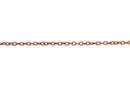 50 yards (150 feet) Copper Cable Chain, Oval Links are 2.5x2mm unsoldered, bulk on spool, fch0251b