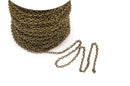 1 yard Antique Bronze Cable Chain, Oval Links are 2.5x2mm unsoldered, fch0250a