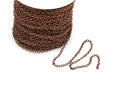 1 yard (3 feet) Copper Cable Chain, Oval Links are 2.5x2mm unsoldered, bulk on spool, fch0251a