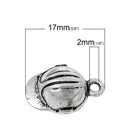 10 CONSTRUCTION HARD Hat Silver Charm Pendants, Construction Worker Cap, chs1824