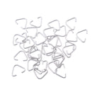 30 STAINLESS STEEL Triangle Bail Jump Rings Key Chains Findings 13x10mm, 16 gauge,  jum0147