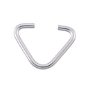 30 STAINLESS STEEL Triangle Bail Jump Rings Key Chains Findings 13x10mm, 16 gauge,  jum0147