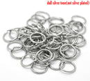 50 PCs 13mm STAINLESS STEEL Thick Open Jump Rings 16 gauge wire Findings, 1/2" diameter jum0149